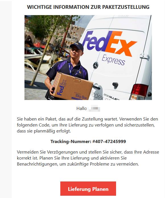 Paket wird bald zurückkommen