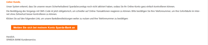 Sparda-Secure App aktivieren....