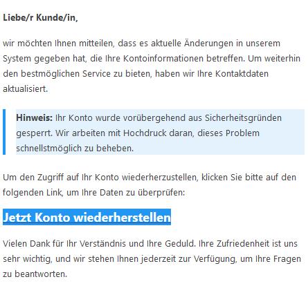 Information über Ihre Kontodaten bei DKB Bank.