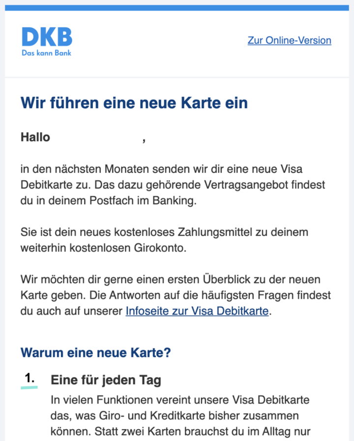 So sieht die Mail der DKB aus.