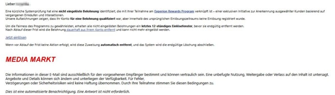 Wenn vor Ablauf der Frist keine Aktion erfolgt, wird diese Zuweisung automatisch entfernt, und das System wird die endgültige Löschung abschließen.