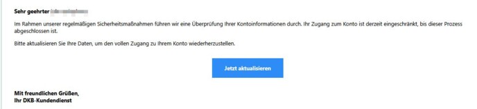 Im Rahmen unserer regelmäßigen Sicherheitsmaßnahmen führen wir eine Überprüfung Ihrer Kontoinformationen durch.