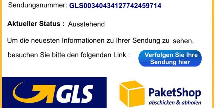 Wir möchten Sie informieren, dass Ihr Paket auf dem Weg ist!