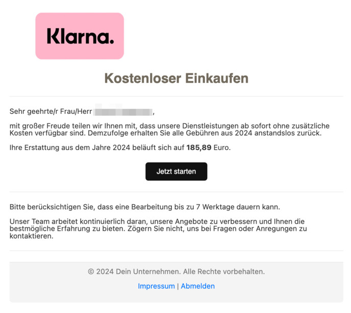 Angeblich bekommen Sie Gebühren zuück.