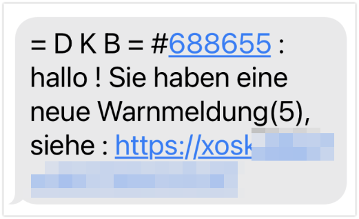 Sie haben angeblich Warnmeldungen.