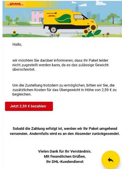 Bitte zusätzliche Kosten zahlen.
