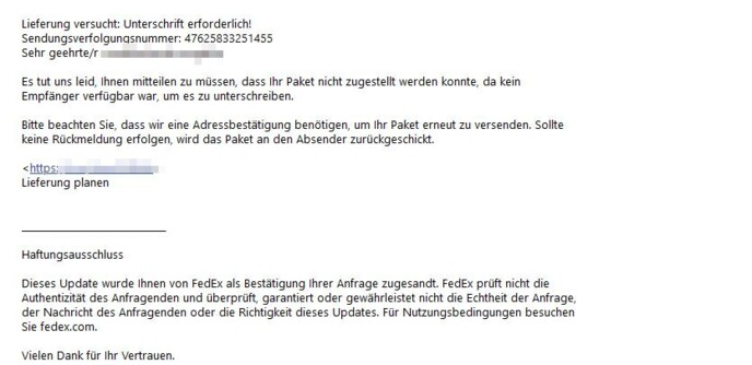 Sofortiges Handeln erforderlich (2) Pakete berit zur Lieferung !