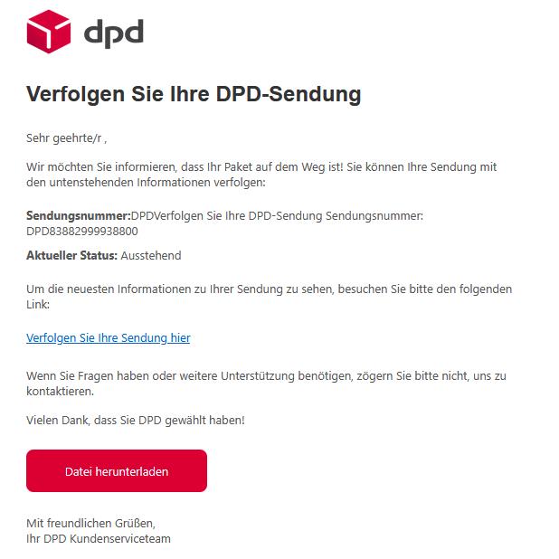 Verfolgen Sie Ihre DPD-Sendung.