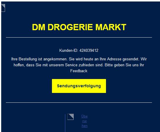 Ihre Bestellung ist angekommen.