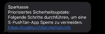 SMS Sicherheitsupdate