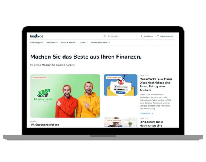 Biallo-Webseite