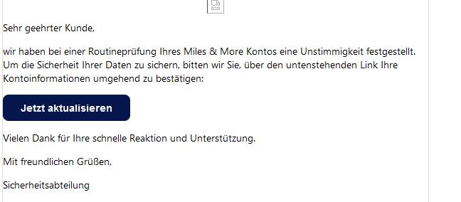 Bitte um Kenntnisnahme - Handlungsbedarf