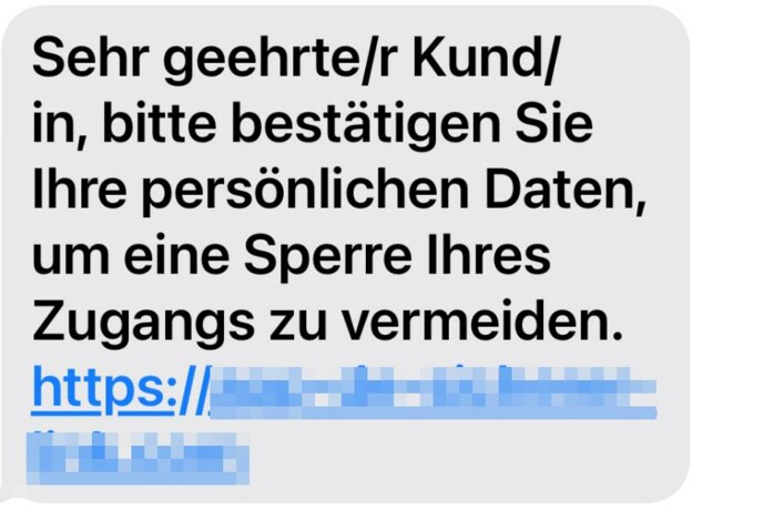 SMS Bestätigung 