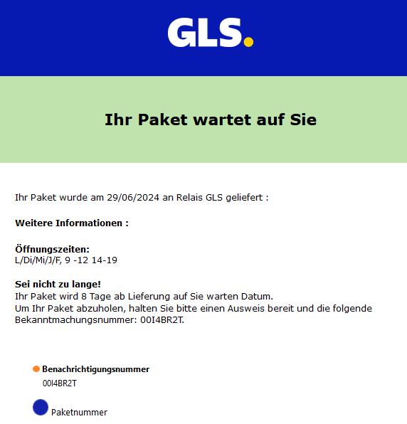 Gute Nachrichten, dein Paket ist fast da!