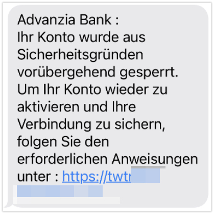 Ihr Konto wurde aus Sicherheitsgründen gesperrt.