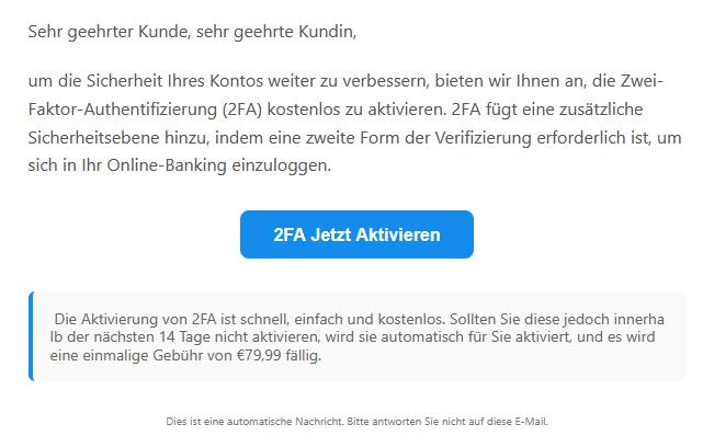 2FA jetzt aktivieren.