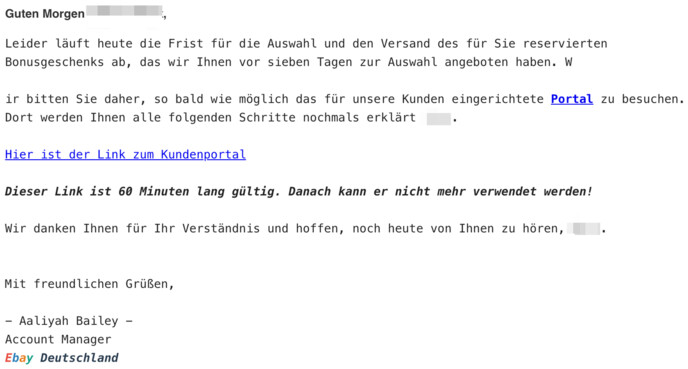 Phishing Ebay