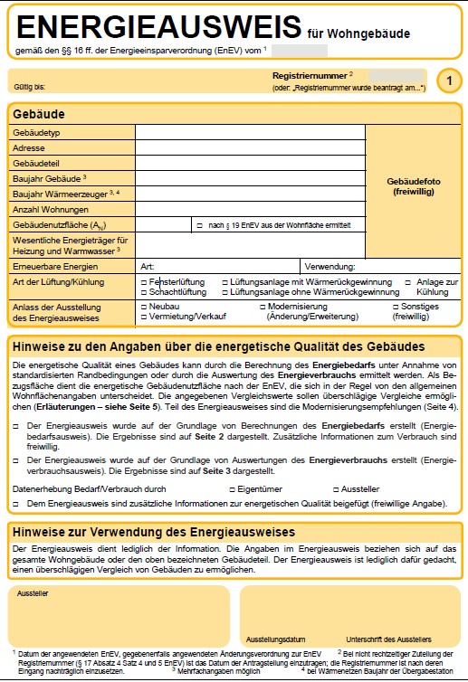 Energieausweis