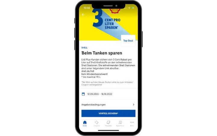 Tankrabatt-Aktion von Lidl und Shell.