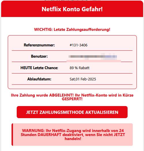 Dringende Mitteilung