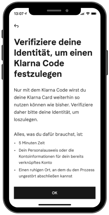 Diese Seite wird nach dem Scan des QR-Codes angezeigt. (Quelle: Screenshot)
