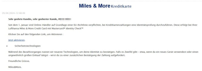  Hinweis Ihre karte ist noch nicht freigeschaltet!