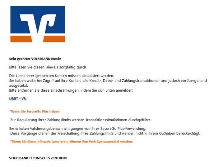 Aussetzung Ihrer Zahlungsmethoden