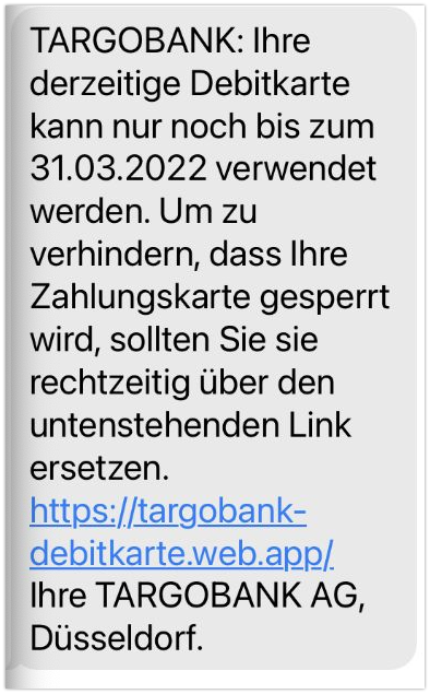 Ihre Debitkarte ist angeblich nur noch eingeschränkt verwendbar.