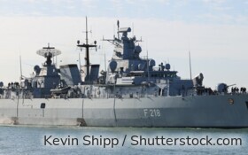 Die deutsche Fregatte "Mecklenburg-Vorpommern" nutzt ein Getriebe von RENK