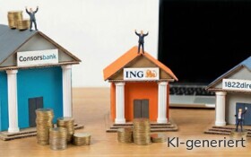 Vergleich von Consorsbank, ING und 1822direkt bezüglich der Prämie beim Girokonto.