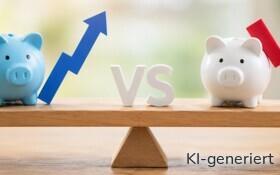 Während die eine Bank ihr Aktionsangebot verbessert, werden die Zinsen der anderen Bank gesenkt. Was bedeutet das?