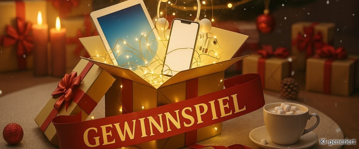 Einige Banken haben Weihnachtsgewinnspiele.