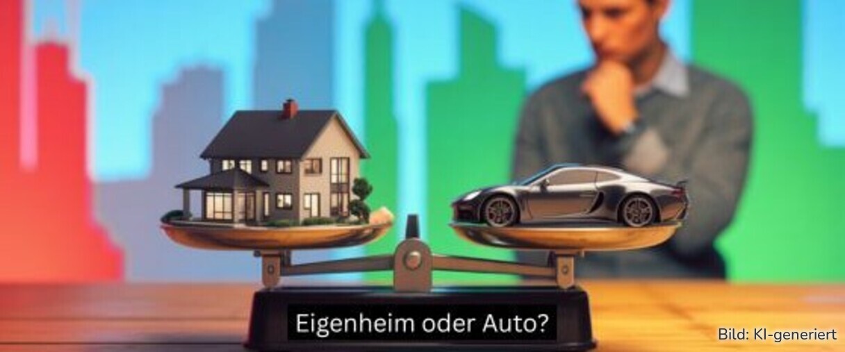 Wer auf das Auto verzichtet, kann sich ein Eigenheim leisten.