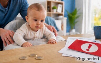 Für Ihr Kind erhalten Sie mit einem kostenlosen Antrag Kindergeld.