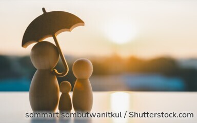 Symbolbild für finanziellen Schutz und Vorsorge