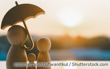 Symbolbild für finanziellen Schutz und Vorsorge