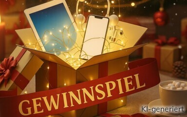 Einige Banken haben Weihnachtsgewinnspiele.