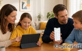 Elternkontrolle ist beim Kinderkonto wichtig.