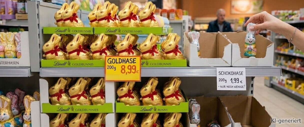 Osterhasen sind 2026 ziemlich teuer.