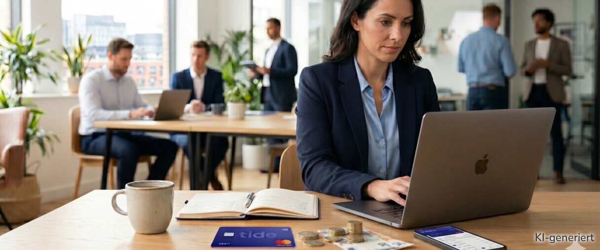 Tide bietet ein Geschäftskonto an.