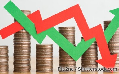 Sparzinsen versus Inflation