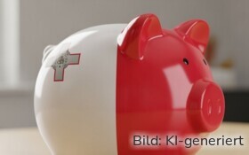 Sparschwein Malta