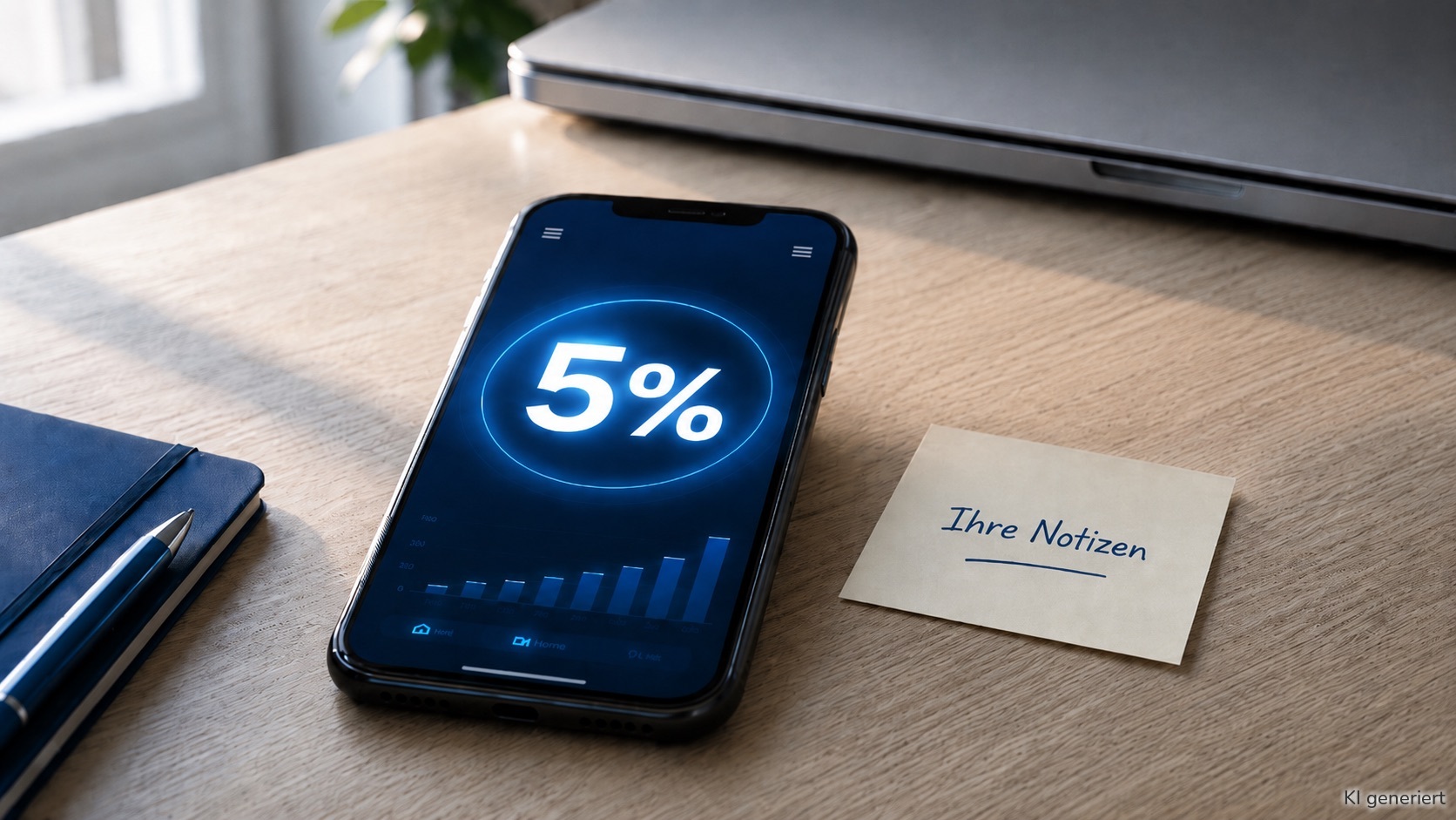 5% Zinsen.