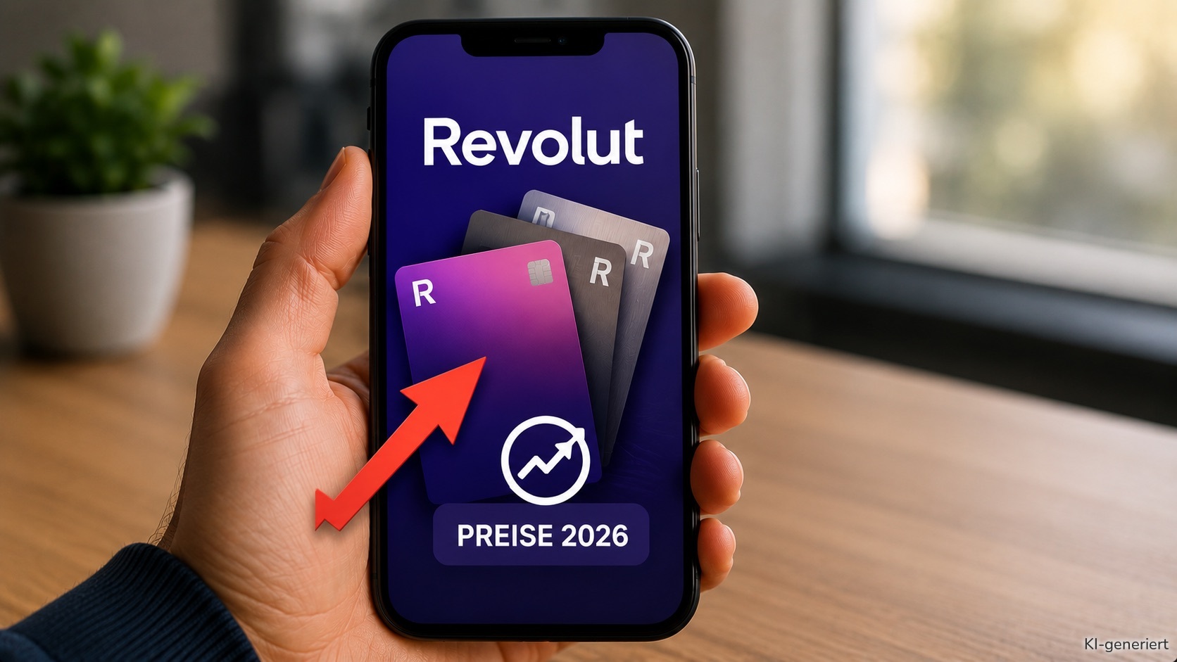 Revolut erhöht eine Preise.