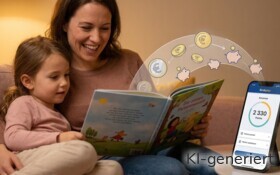 Mit der Book Play-App Guthaben für das Kinderkonto der BBBank sammeln.