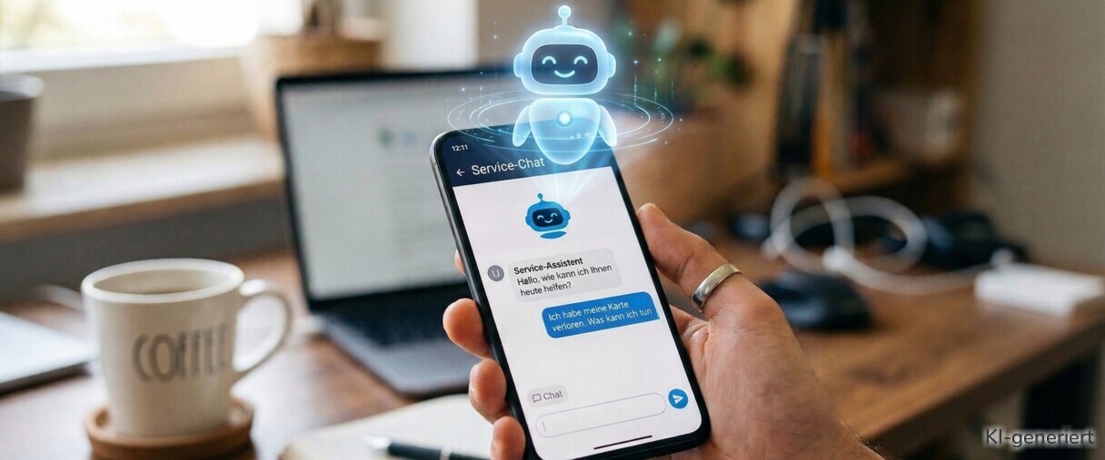Einige Banken nutzen bereits KI-Chatbots für den Kundenservice.