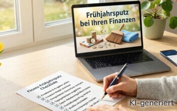 Den Frühjahrsputz bei Ihren Finanzen sollten Sie nicht vergessen.