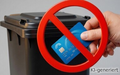 Wie entsorgen Sie Ihre Bankkarte korrekt, ohne Bußgelder zu riskieren?