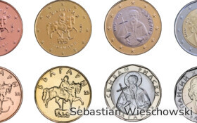 Bulgarische Währung Lewa im Vergleich zum Euro.