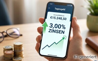 Eine beliebte Direktbank hat die Tagesgeldzinsen auf 3,00 % erhöht.